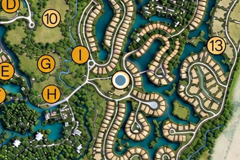 Bergamota 13 on the Místico master plan